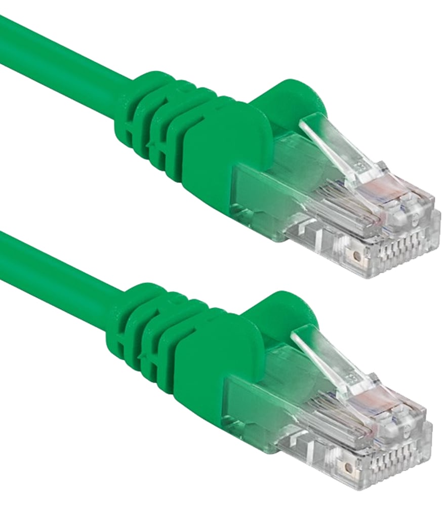 Cavo di rete Patch in CCA Cat.5E Verde U/UTP 10m GOOBAY - immagine 3