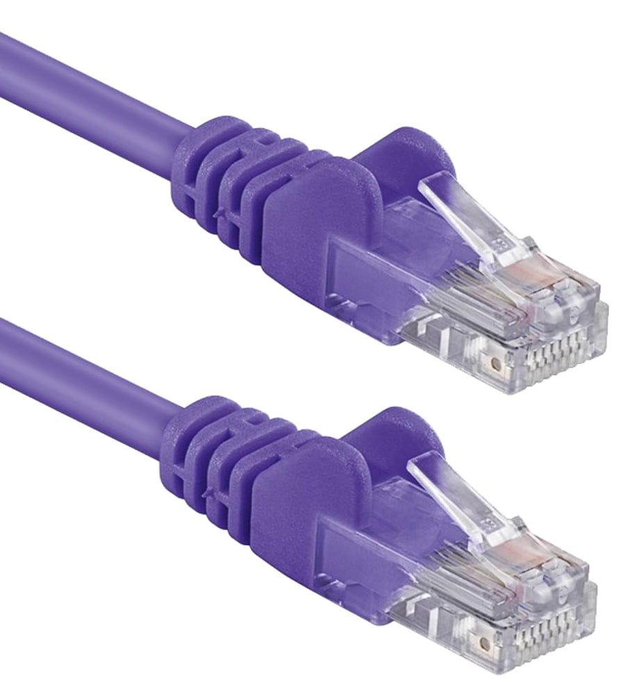 Cavo di rete Patch in CCA Cat.5E Viola U/UTP 3m GOOBAY - immagine 2