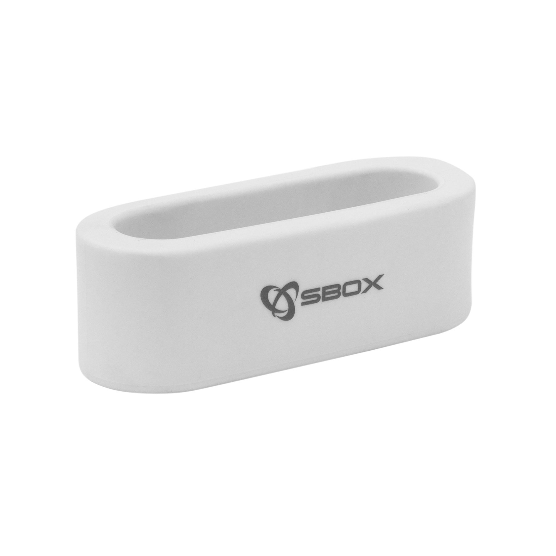 Fermacavo da Scrivania Bianco con Adesivo SBOX - immagine 3