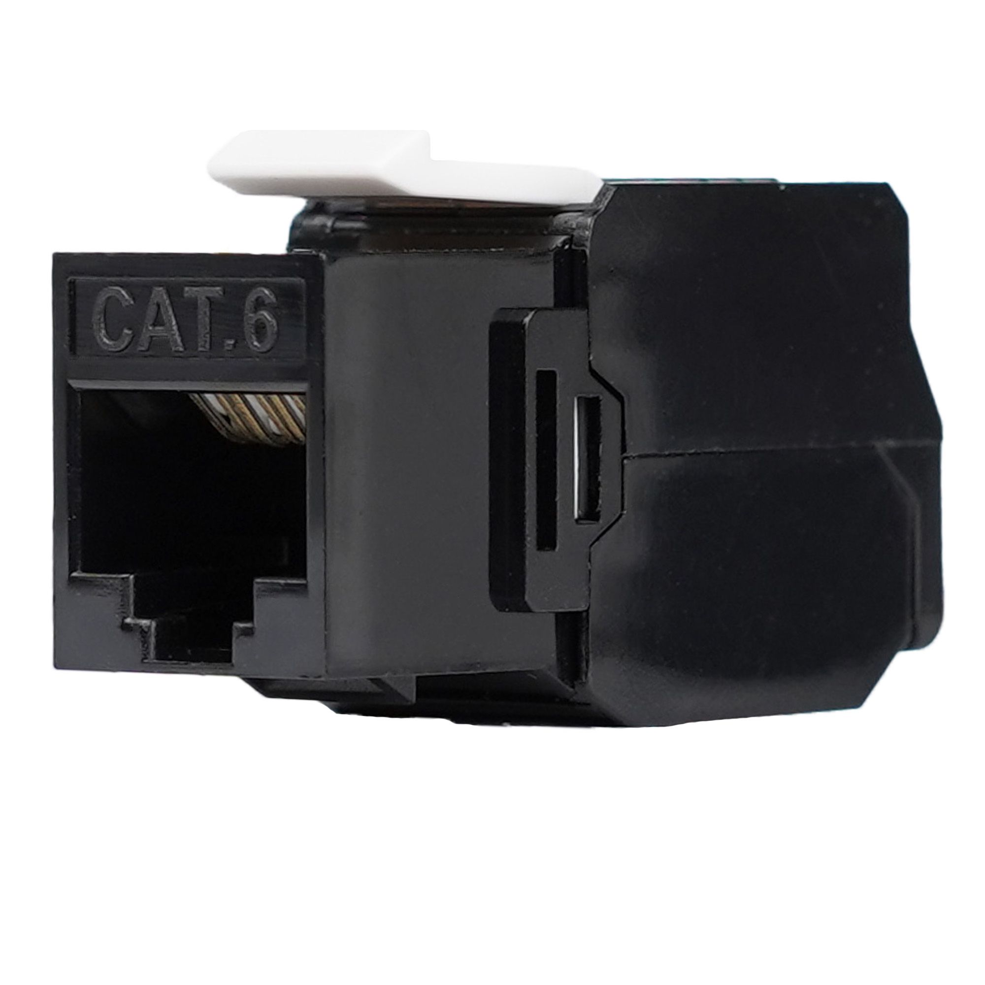 Frutto Keystone RJ45 UTP Cat.6 Tooless Nero TECHLY PROFESSIONAL - immagine 3