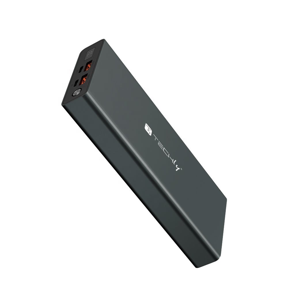 Power Bank Smartphone 30000 mAh 100W USB-C™ 4 Porte Output TECHLY - immagine 3
