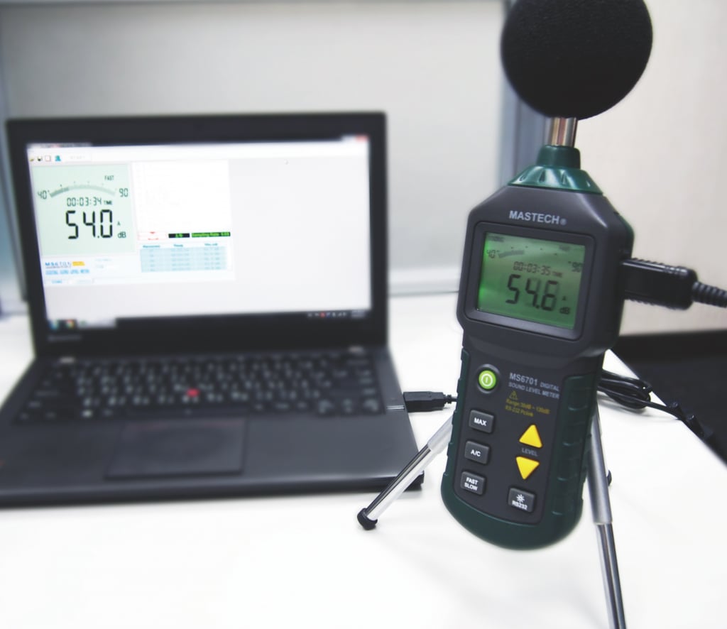Fonometro Digitale Professionale con Interfaccia USB, MS6701 MASTECH - immagine 3
