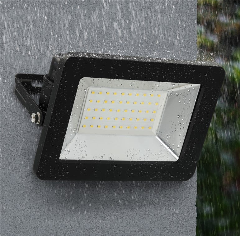 Faretto LED da Esterno IP65 30W Nero GOOBAY - immagine 3