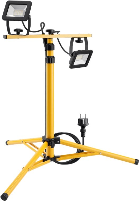 Faretto da lavoro a LED con Treppiede Telescopico 2x20W GOOBAY - immagine 3