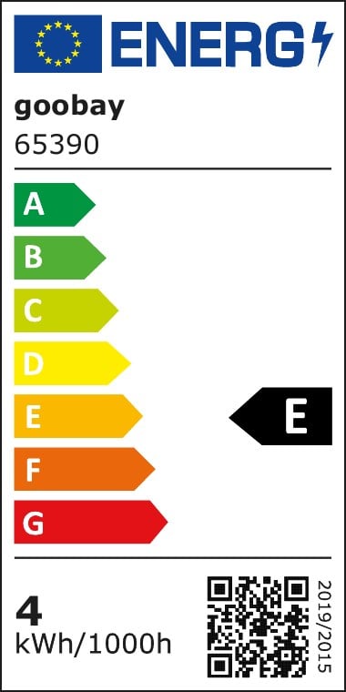 Lampadina LED Candela E14 Bianco Caldo 4W Filamento Classe E GOOBAY - immagine 3