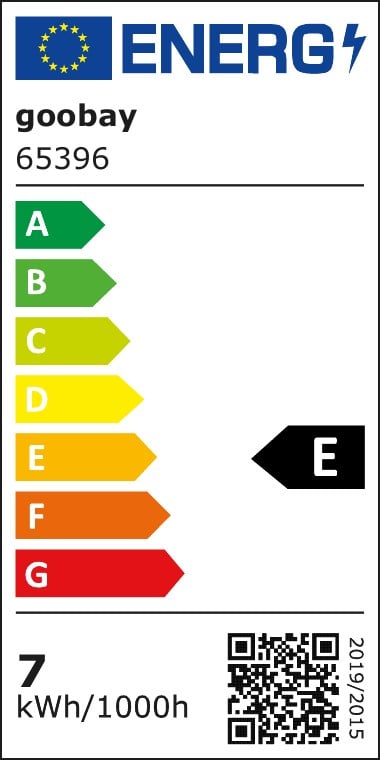 Lampadina LED E27 Bianco Caldo 7W con Filamento Classe E Trasparente GOOBAY - immagine 3