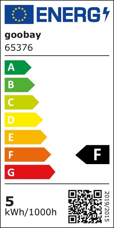 Faretto GU10 Bianco Caldo 5W, Classe F GOOBAY - immagine 3