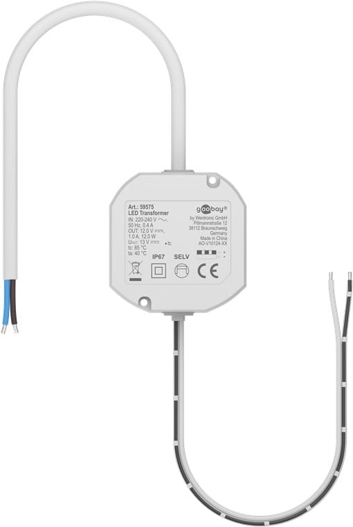 Trasformatore Elettronico LED 12V 12W GOOBAY - immagine 3