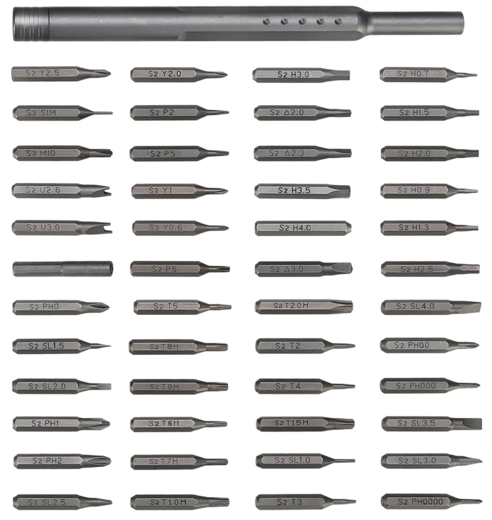 Set Astuccio in Alluminio Cacciavite di Precisione a 48 Punte Intercambiabili GELID SOLUTIONS - immagine 3