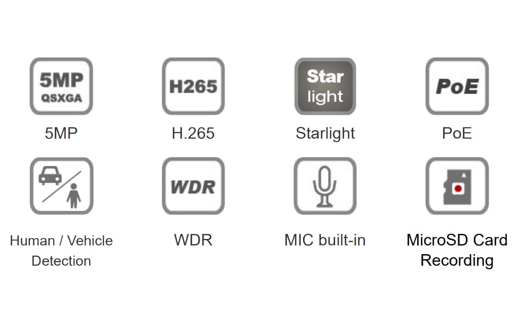 Telecamera IP Dome H.265 da 5MP Rilevamento Basato su AI, DGM5206SVAT AVTECH - immagine 3