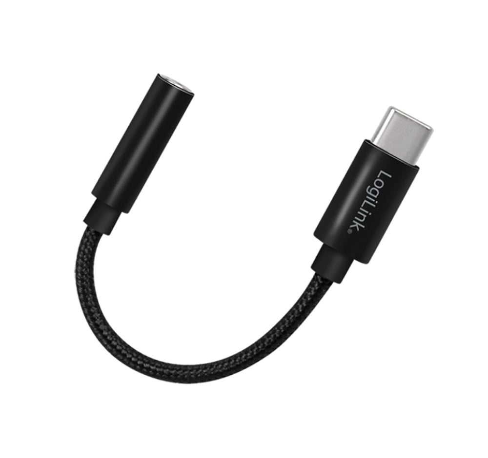 Cavo Adattatore Convertitore Audio da USB-C™ Maschio a 3,5 mm Femmina 13 cm LOGILINK - immagine 3