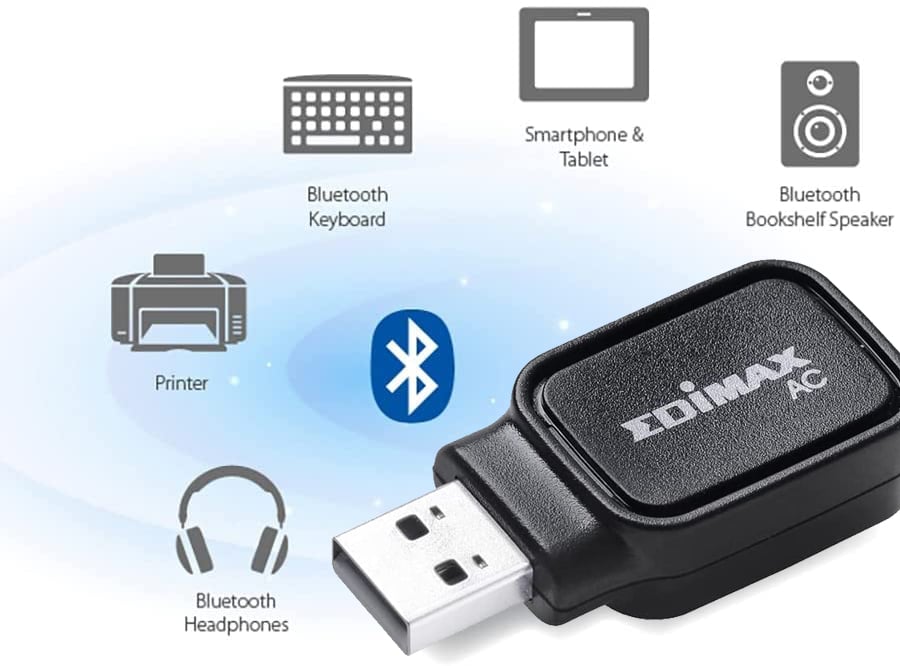 Adattatore USB AC600 Dual-Band Wi-Fi e Bluetooth 4.0, EW-7611UCB EDIMAX - immagine 2