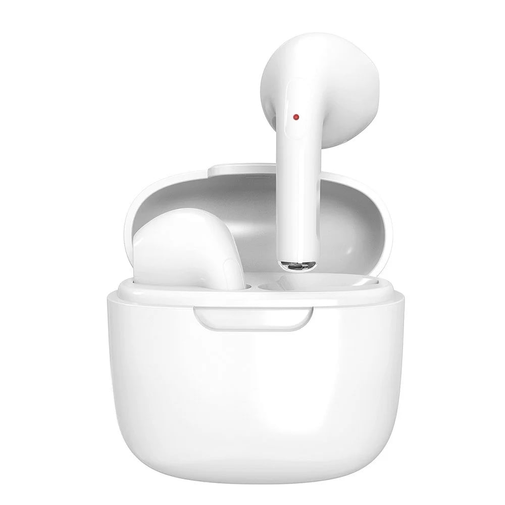 Auricolari Wireless BT v5.1 con Custodia di Ricarica 2 in 1 Bianco FONTASTIC - immagine 3