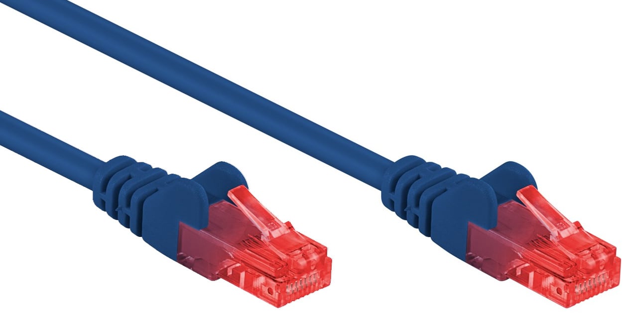 Cavo di Rete Patch in CCA Cat.6 Blu UTP 10 m GOOBAY - immagine 3