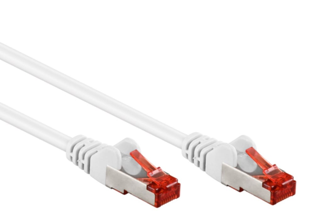 Cavo di rete Patch in rame Cat. 6 Bianco SFTP LSZH 0,25m GOOBAY - immagine 3