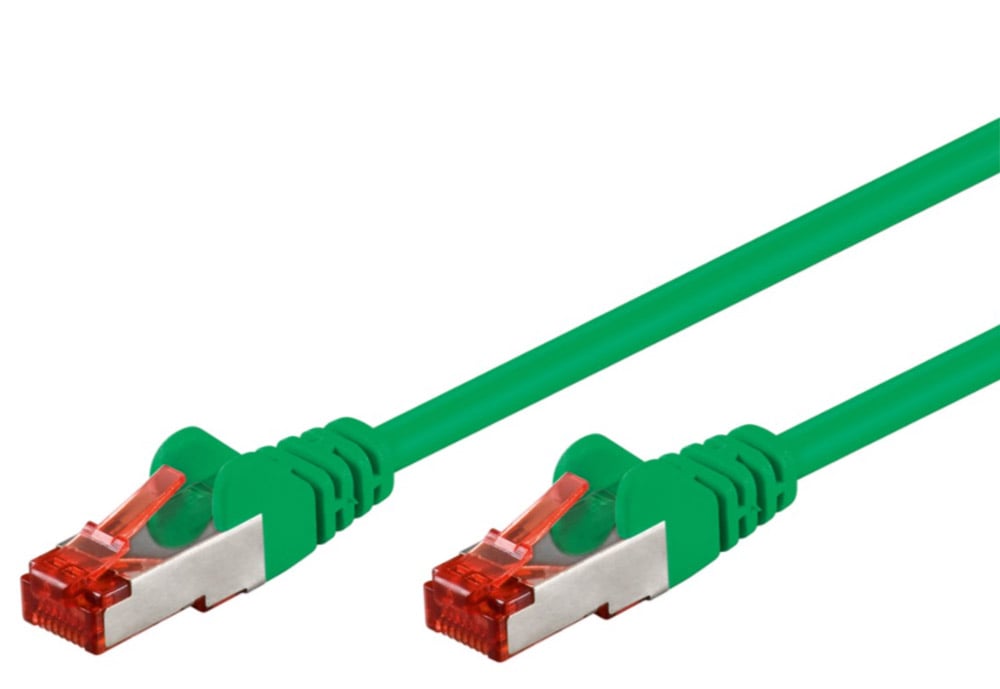 Cavo di rete Patch in rame Cat. 6 Verde SFTP LSZH 1,5m GOOBAY - immagine 3