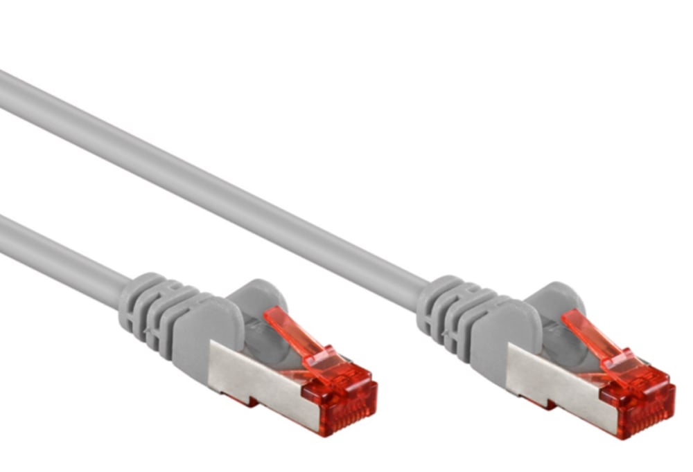 Cavo di rete Patch in rame Cat. 6 Grigio SFTP LSZH 10m GOOBAY - immagine 3