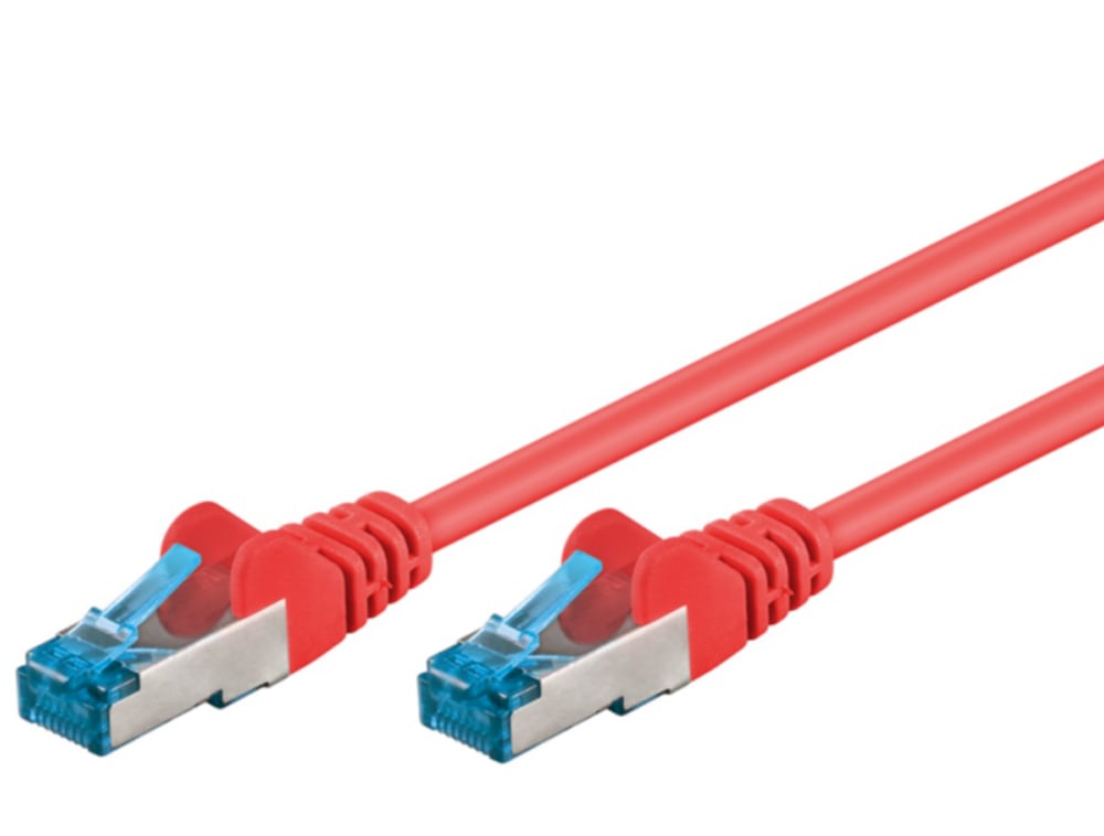 Cavo di Rete Patch in Rame Cat. 6A S/FTP LSZH 2 m Rosso GOOBAY - immagine 3