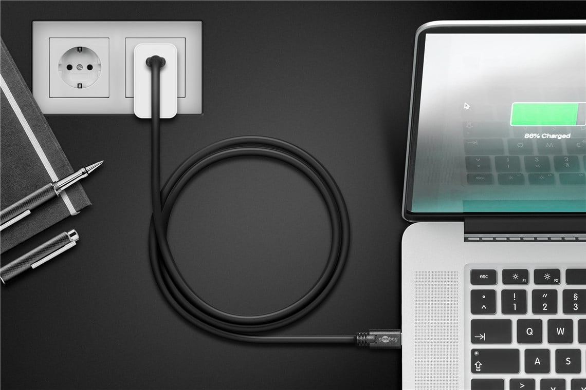 Cavo SuperSpeed USB-C™ 3.2 Gen1 Maschio / Maschio 3m Nero GOOBAY - immagine 3