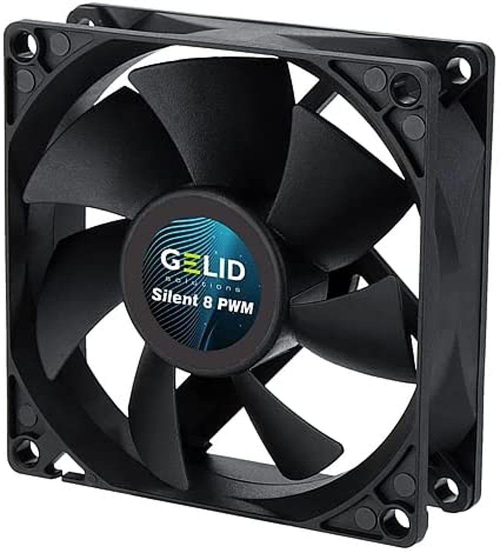 Dissipatore Ventola Silent PWM 80x80x25 12V GELID SOLUTIONS - immagine 3