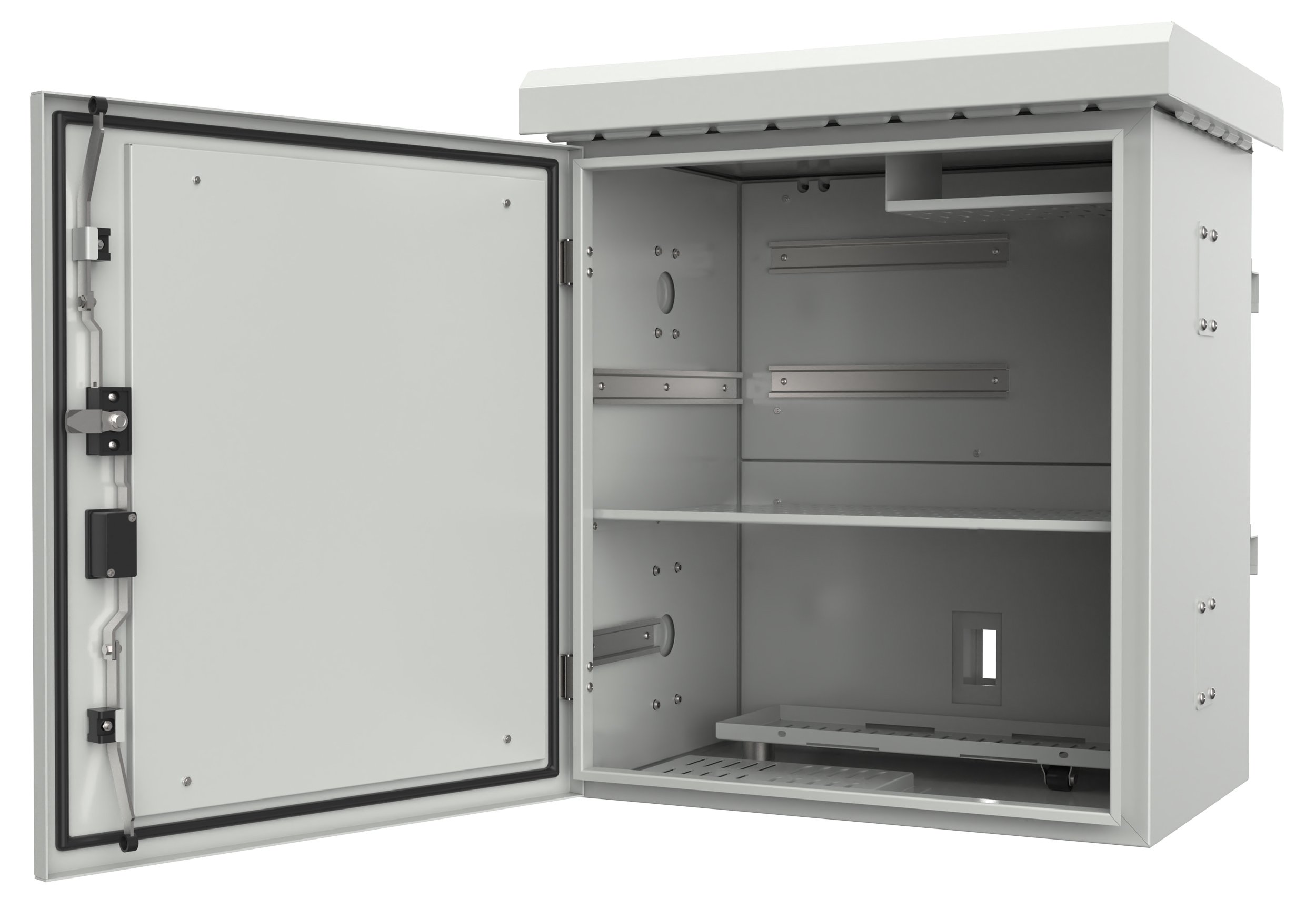 Armadio Rack 19'' Fissaggio a Palo P 425 mm IP66 Maxi TECHLY PROFESSIONAL - immagine 2