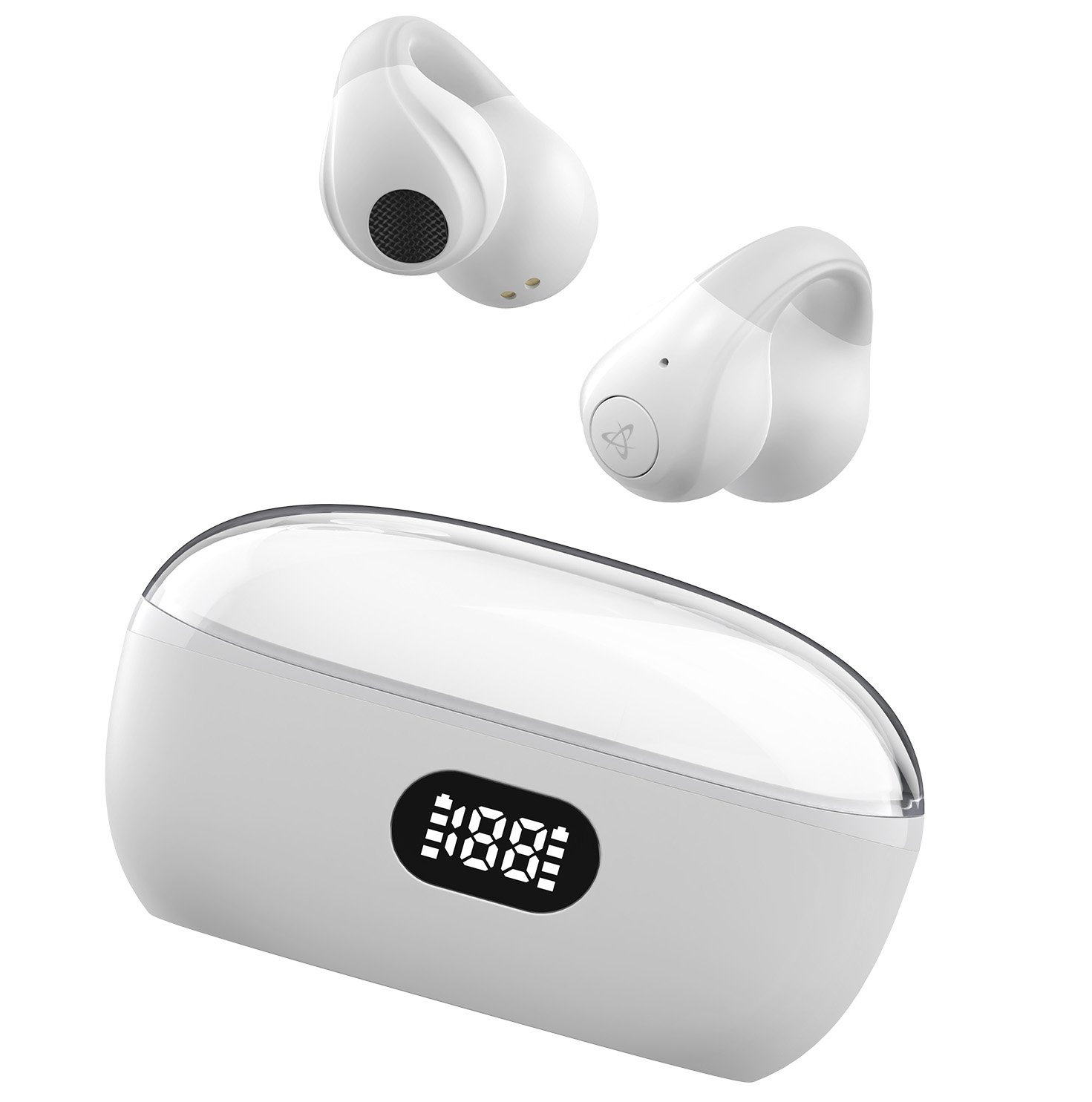 Cuffie Auricolari Bluetooth con Microfono EB-OWS14 Bianco SBOX - immagine 3