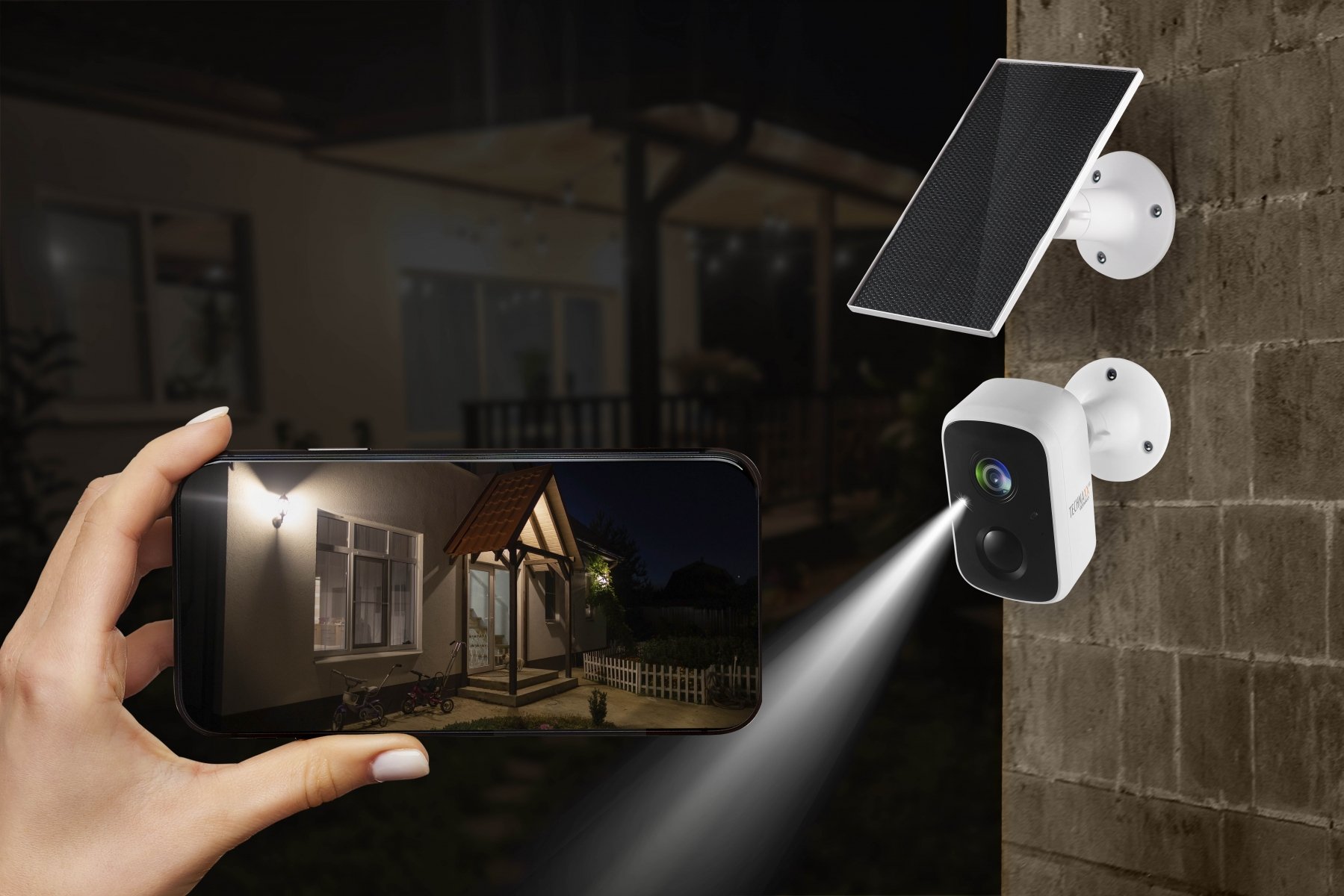 Videocamera IP per Esterni con Pannello Solare TX-244 TECHNAXX - immagine 3