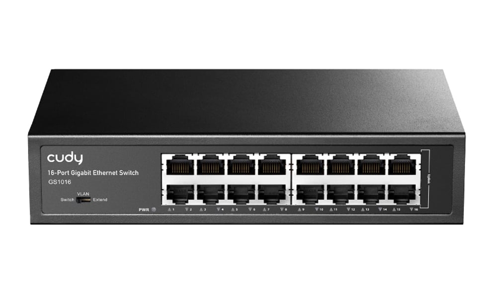 Switch Gigabit Ethernet a 16 Porte, GS1016 CUDY - immagine 3