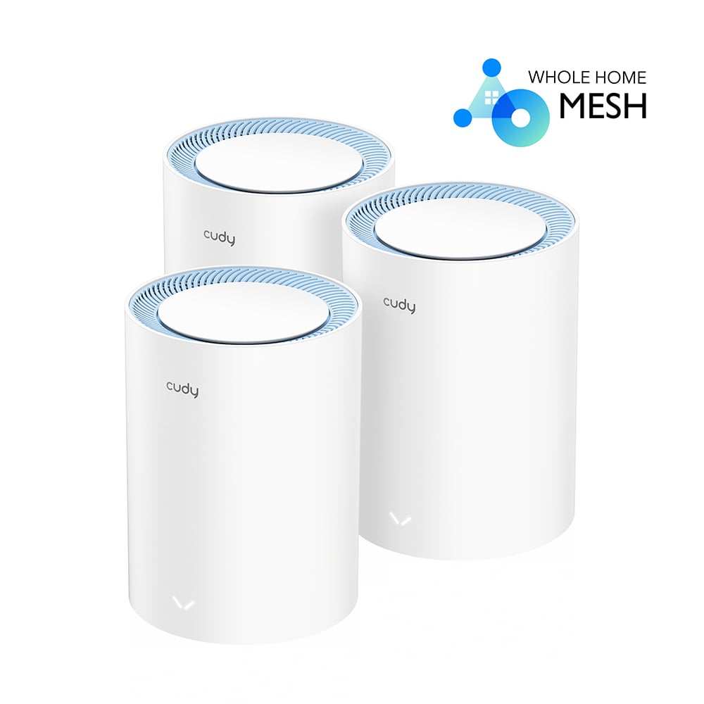 Sistema Wi-Fi Mesh AC1200 Dual Band per Tutta la Casa, M1200 3pz CUDY - immagine 3
