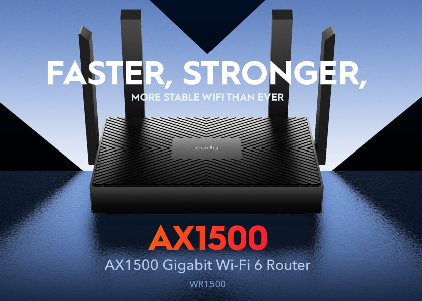 Smart Router WiFi 6 Dual-Band AC1500, WR1500 CUDY - immagine 2