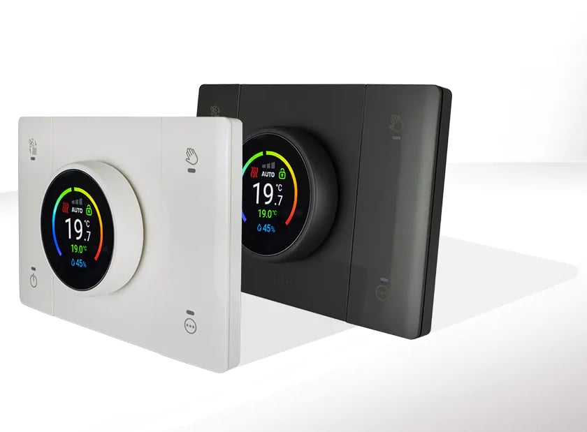 WHITEK T44 Cronotermostato WiFi Smart Connesso Rilevatore Umidità Ambiente Bianco AVE - immagine 3