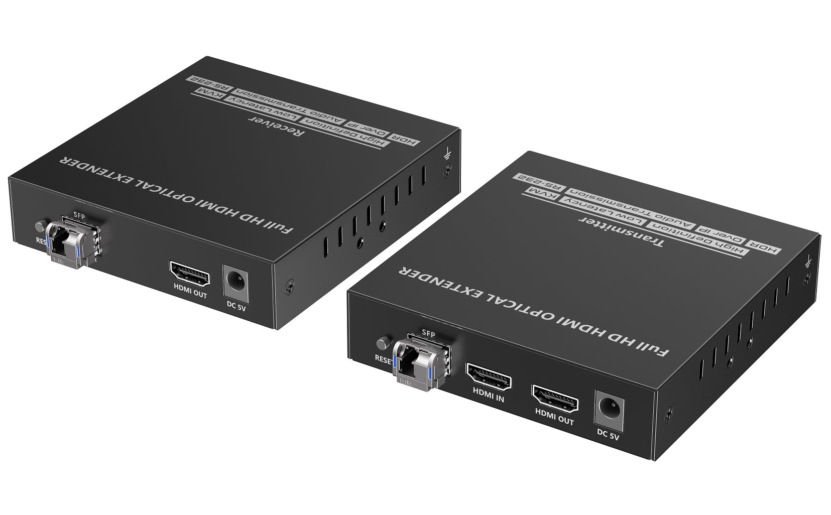 Extender Ottico KVM HDMI Over IP Full HD Non Compresso fino a 40Km TECHLY - immagine 2