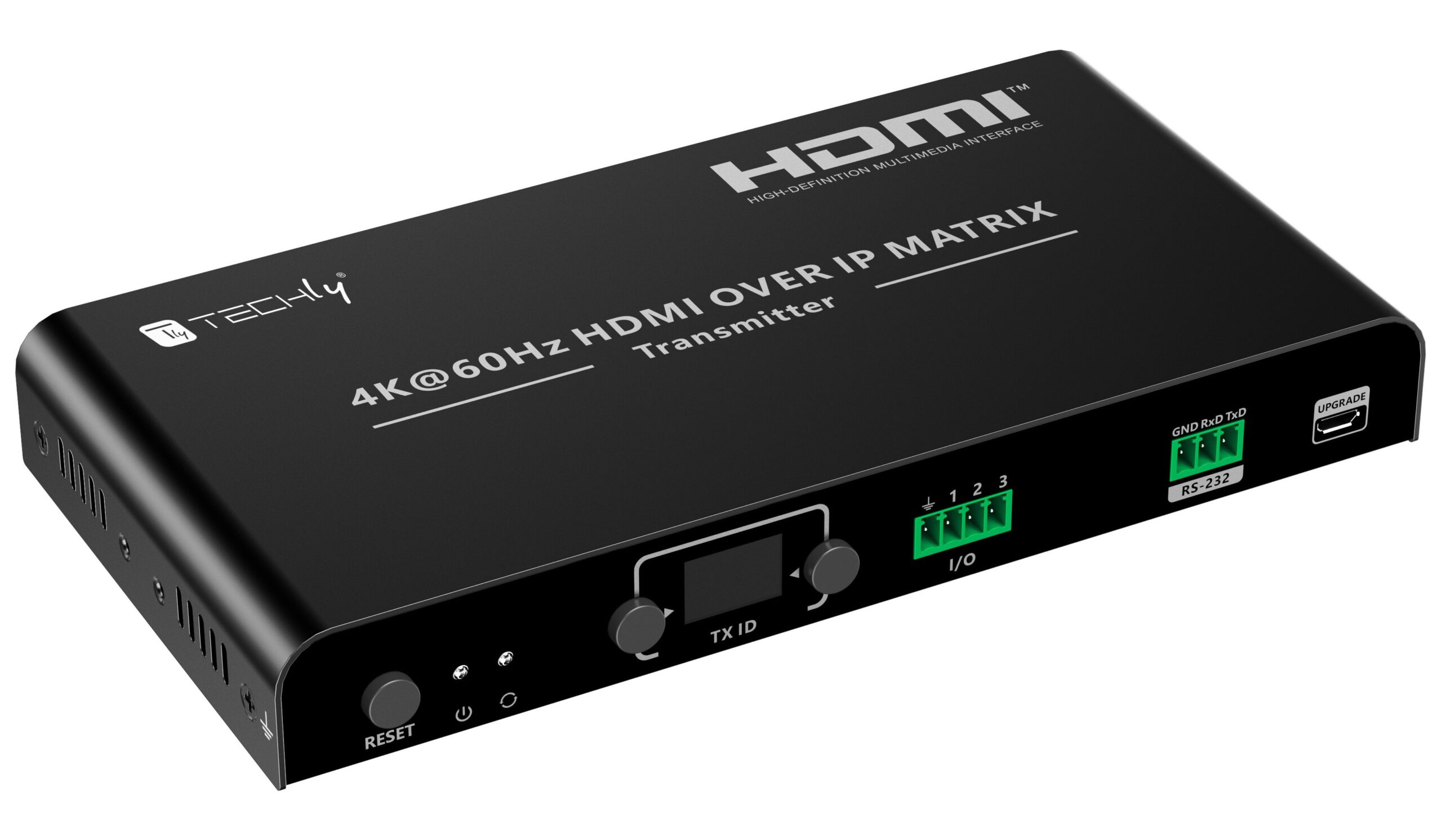 Trasmettitore per Matrix Extender HDMI Over IP 4K su Cavo Cat.6 fino a 120m TECHLY - immagine 2