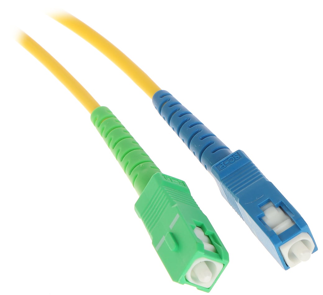 Cavo in Fibra Ottica FTTH Monomodale SC-APC/LC-UPC OS2 9/125 Simplex 1m TECHLY PROFESSIONAL - immagine 3