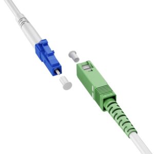 Cavo in Fibra Ottica FTTH Monomodale SC-APC (8&deg;)/LC-UPC OS2 9/125 Simplex 2m GOOBAY