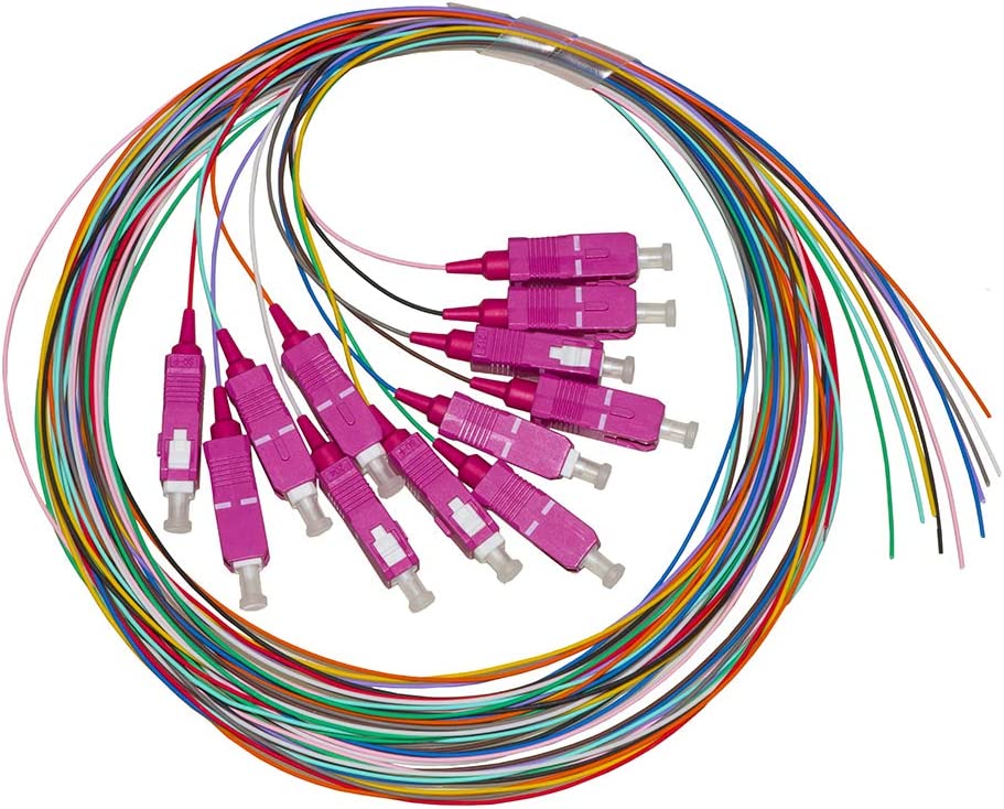 Cassetta di Giunzione Attrezzata con 12 Pigtail Fibra Multimodale OM4 SC 50/125 2m OEM - immagine 3