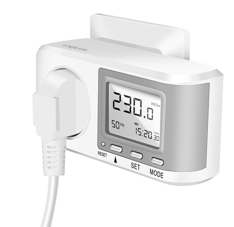 Misuratore di Costo Energetico con Calcolo delle Emissioni di CO2 LOGILINK - immagine 2