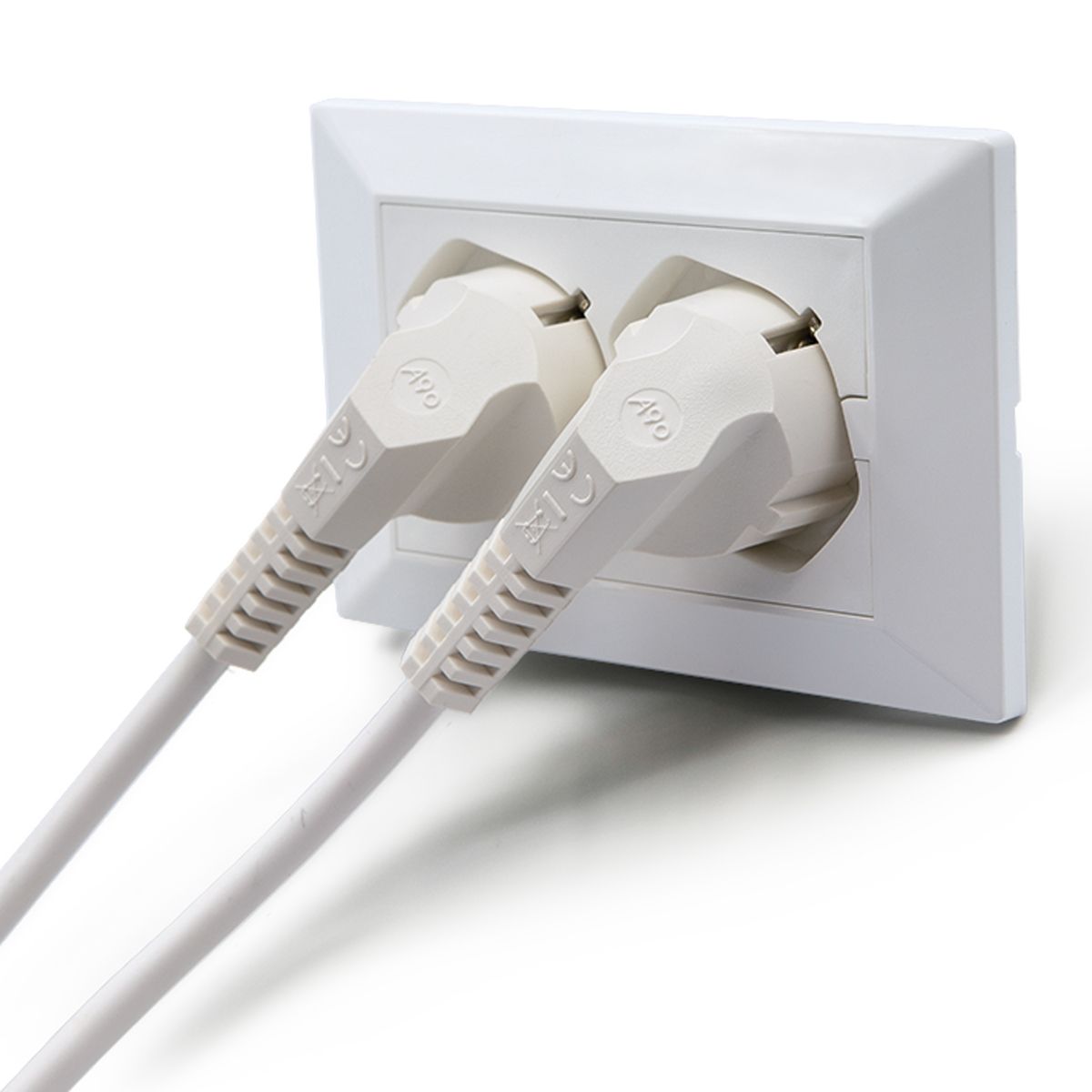 Multipresa Universale da Incasso con Doppia Presa Bipasso Italiana Schuko Bianco FME - immagine 3