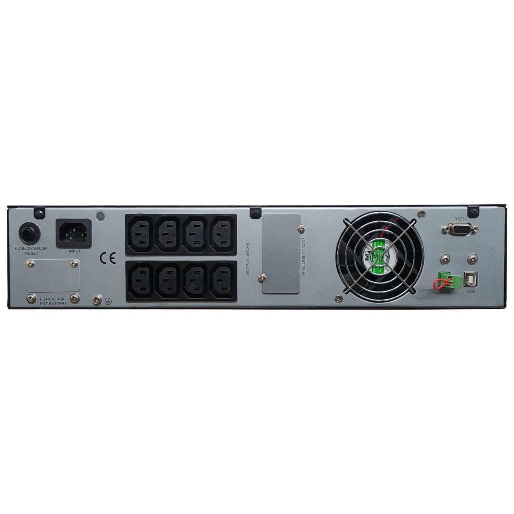 Gruppo di Continuità UPS 1000VA 900W OnLine Doppia Conversione Tower/Rack con Batterie Hot Swap TECHLY PROFESSIONAL - immagine 3