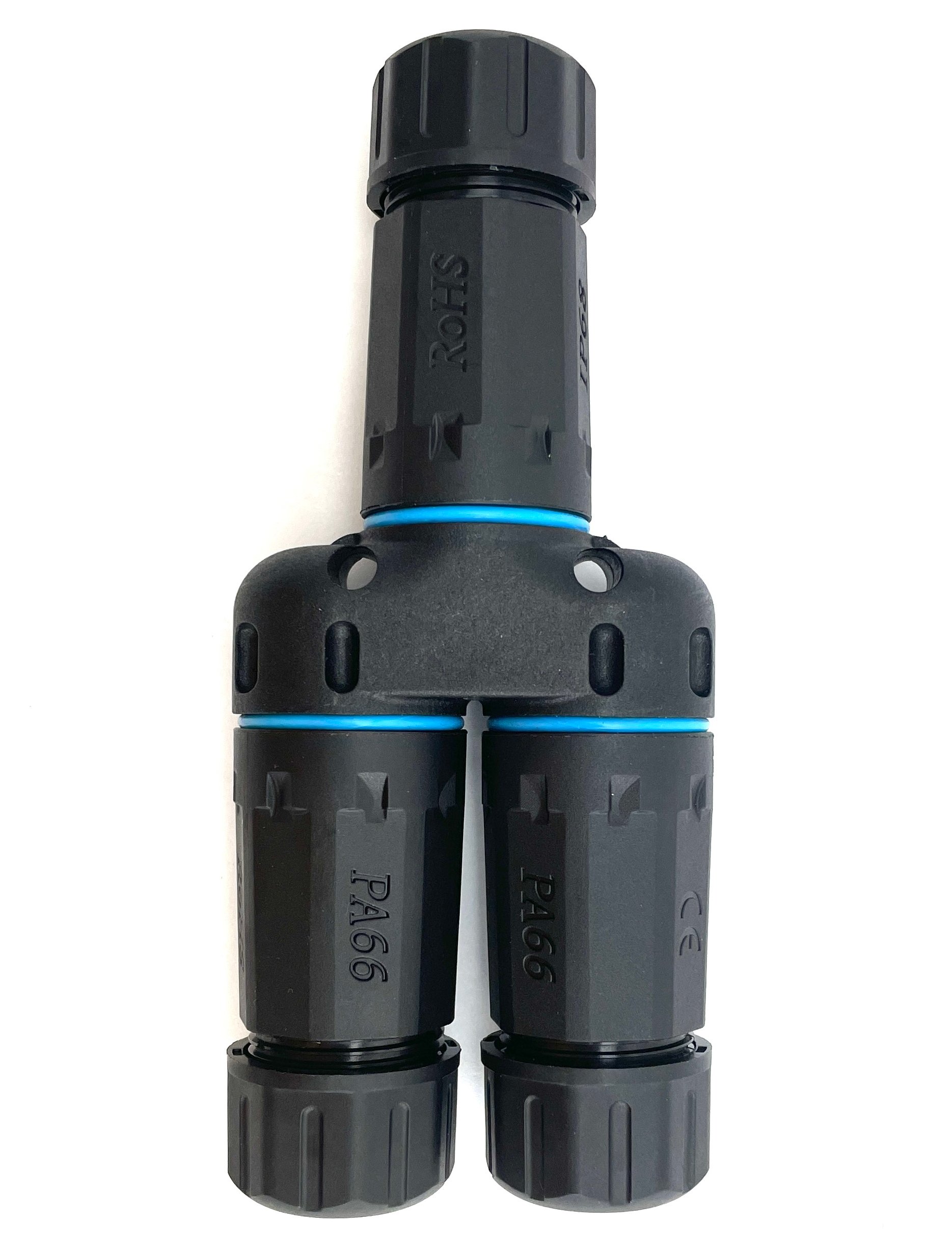 Connettore Adattatore Cat.6 RJ45 1F/2F Configurazione 1:1 Impermeabile IP68 TECHLY PROFESSIONAL - immagine 3