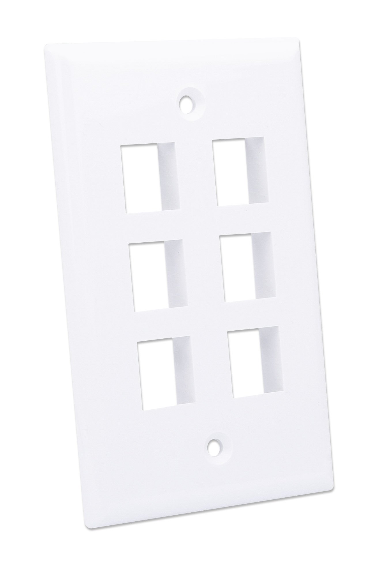 Placca Porta Frutti 6 Posti Mod.503 Bianco TECHLY PROFESSIONAL - immagine 2