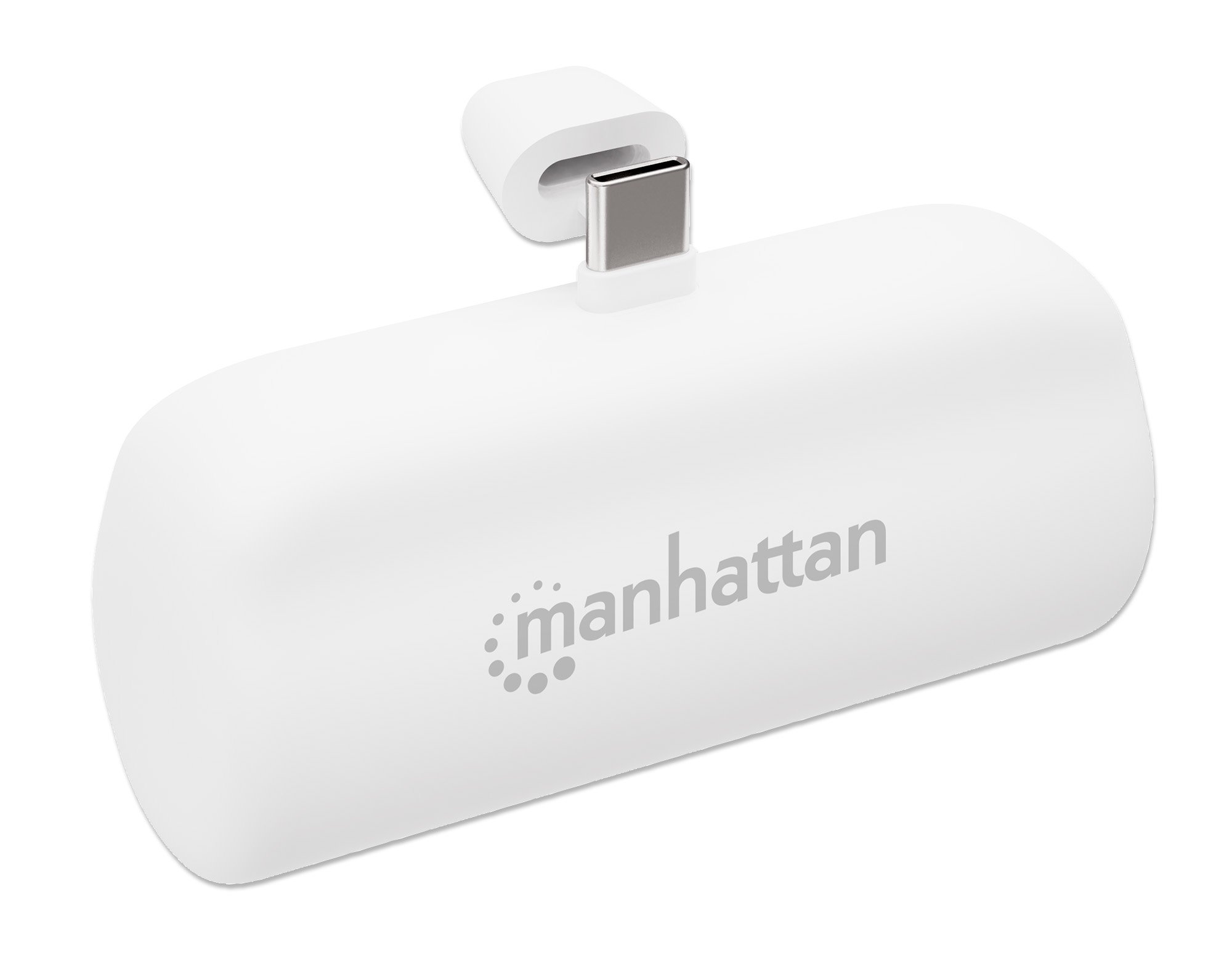 Power Bank PD 5000 mAh con Presa USB-C™ Integrata 20W Bianco MANHATTAN - immagine 3