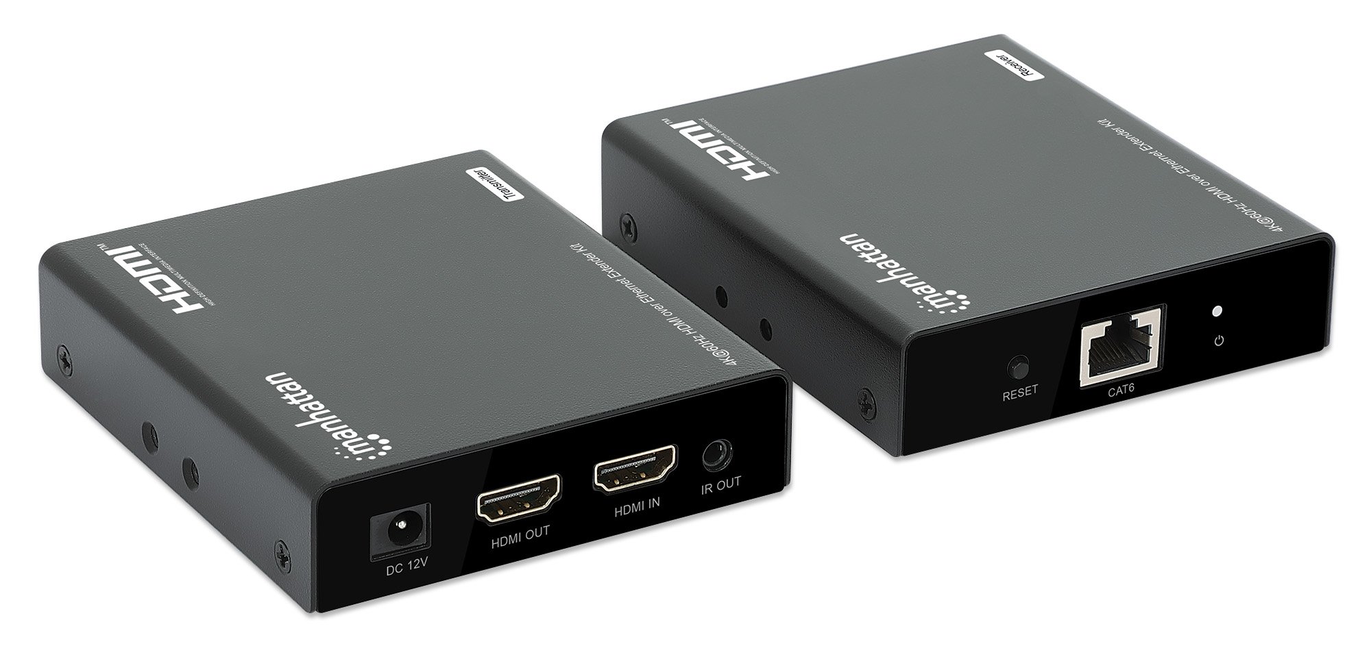 Kit Extender HDMI Over Ethernet 4K@60Hz MANHATTAN - immagine 3