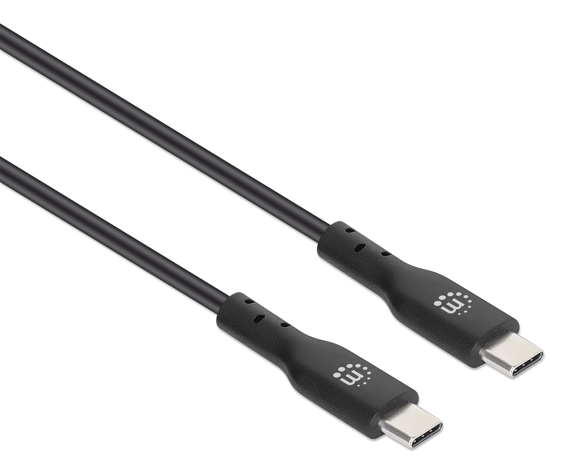 Cavo USB-C™ Maschio/Maschio USB 2.0 2m Nero MANHATTAN - immagine 3