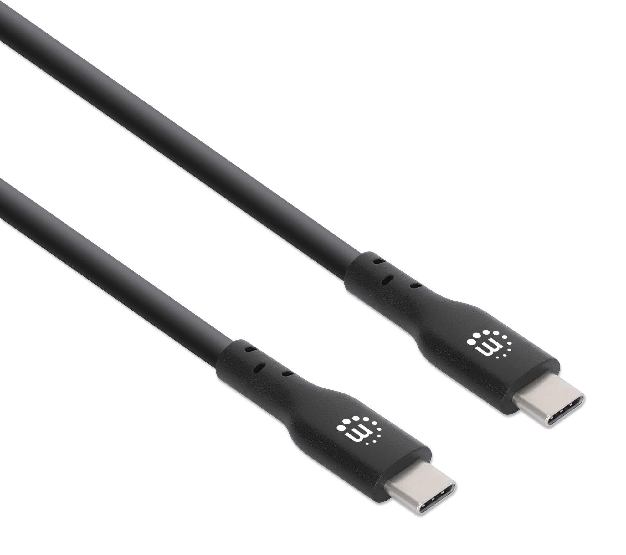 Cavo USB-C™ Maschio/Maschio USB 3.2 Gen2 SuperSpeed 0,5m Nero MANHATTAN - immagine 3