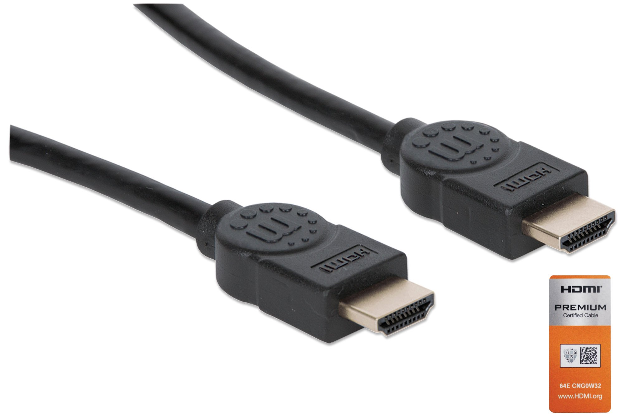 Cavo HDMI High Speed con Ethernet Premium 5m MANHATTAN - immagine 3