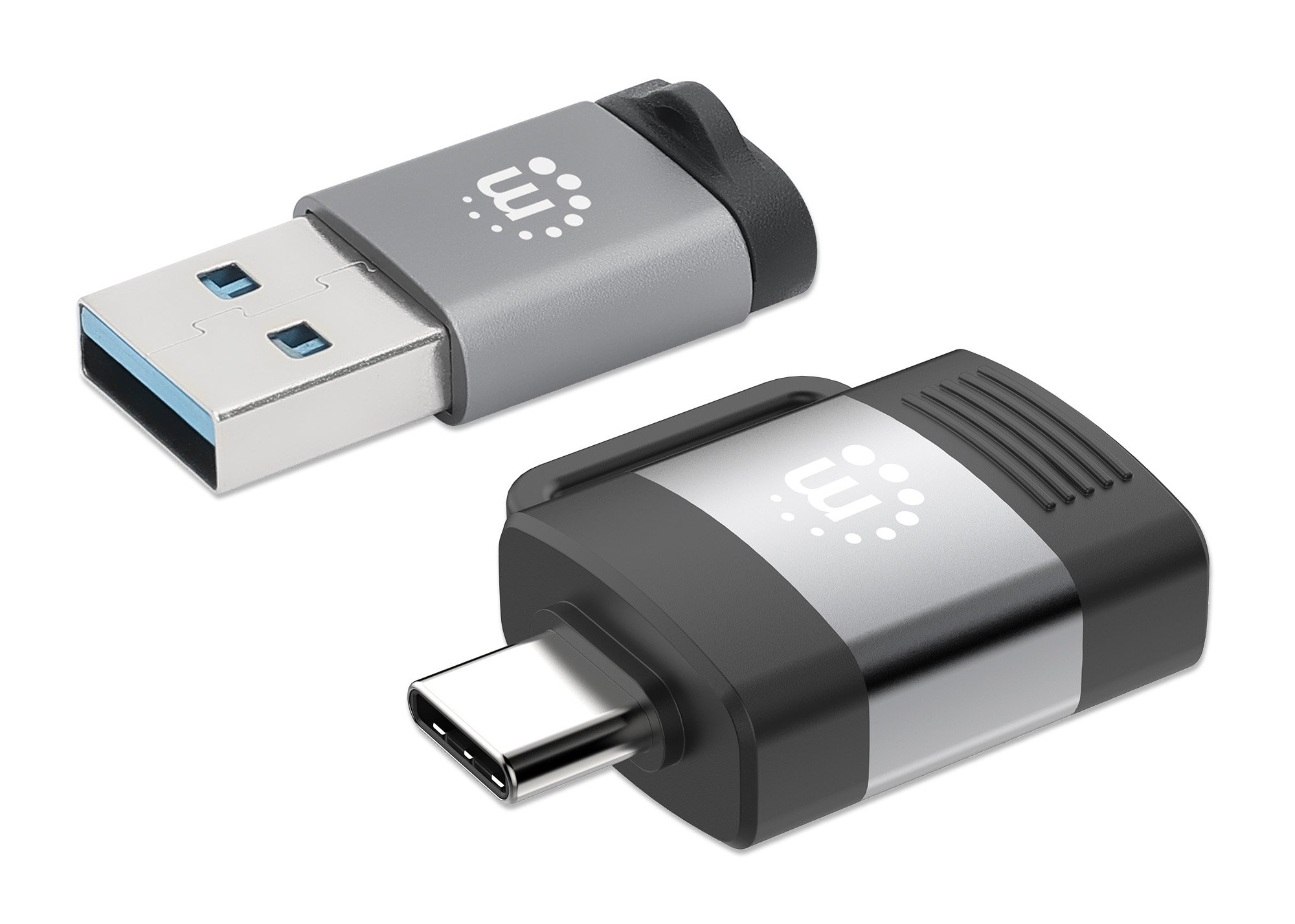 Set 2 Adattatori USB-C™ a USB-A & USB-A a USB-C™ MANHATTAN - immagine 3