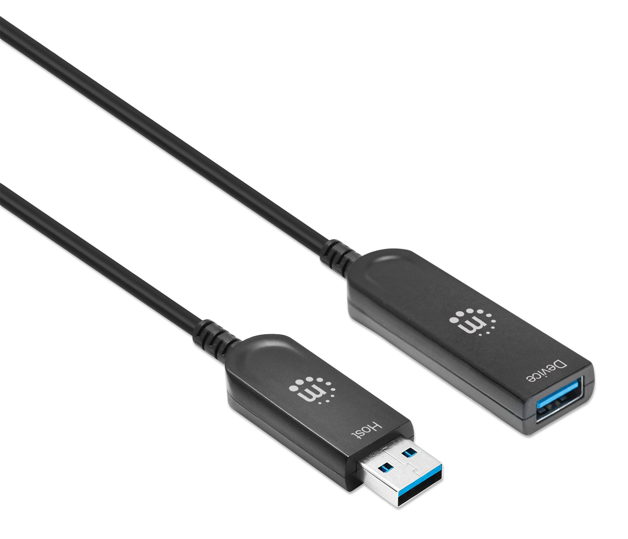 Cavo Ottico Attivo USB 3.2 Gen 2 SuperSpeed+ Active Optical Cable USB A M/F 10m MANHATTAN - immagine 3