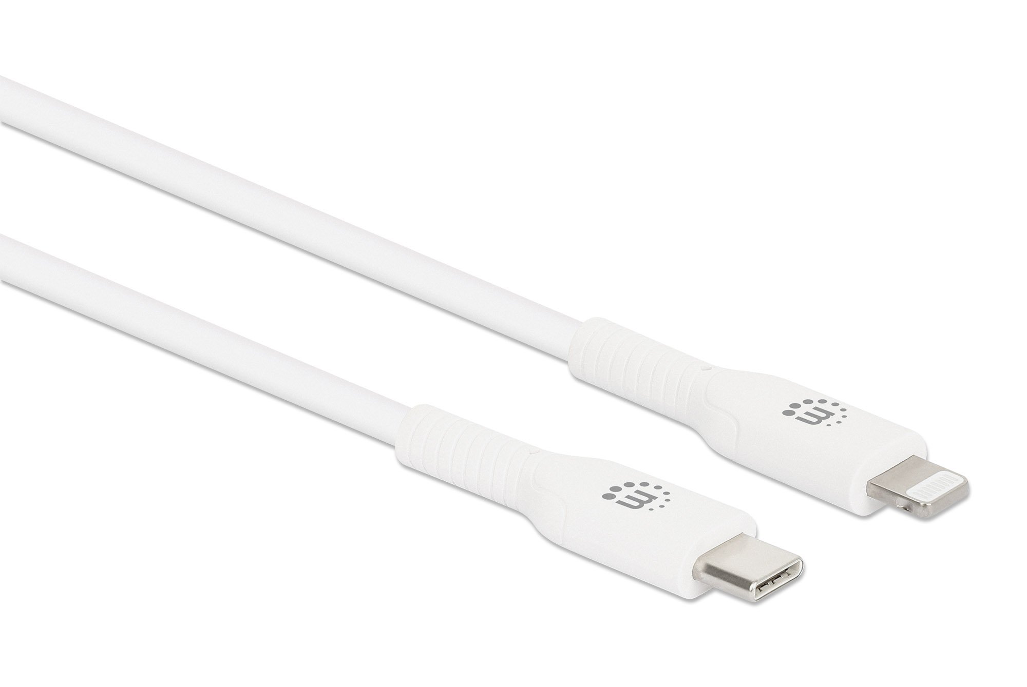 Cavo di Ricarica e Sincronizzazione USB-C™ a Lightning® 2m Bianco MANHATTAN - immagine 3