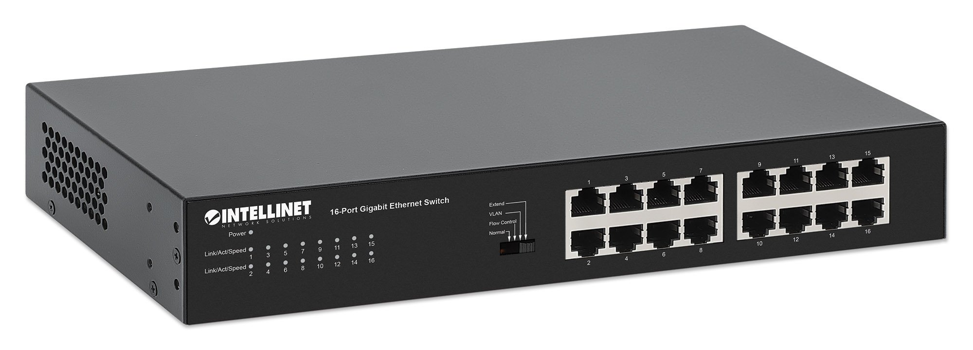 Ethernet Switch Gigabit 16 porte INTELLINET - immagine 3
